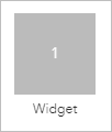 Sélectionner la première option de widget.