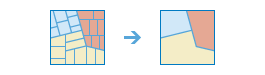 Diagramme du workflow Fusionner les limites Diagramme du workflow Fusionner les limites