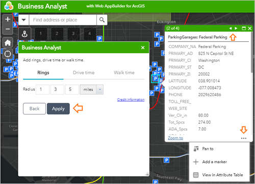 Visualiser les rapports dans votre application Business Analyst.